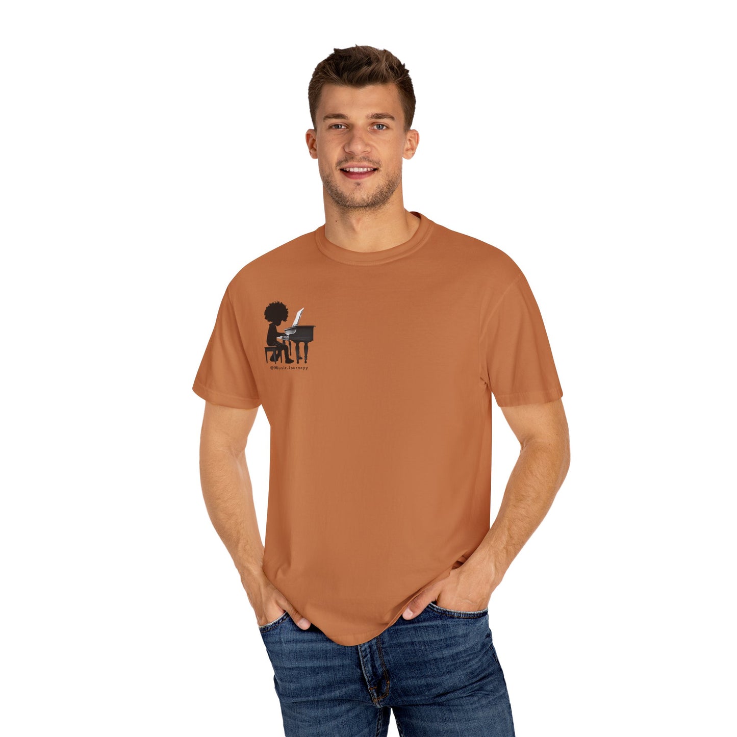 Musical Vibes Unisex Garment-Dyed T-Shirt - Perfect for Musicians & Music Lovers