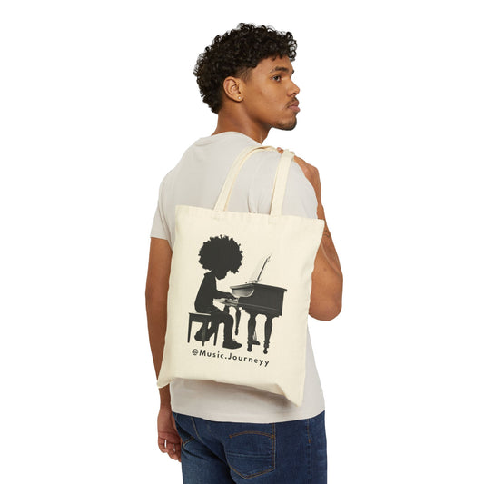 Journeyy’s Classic Logo - Cotton Canvas Tote Bag