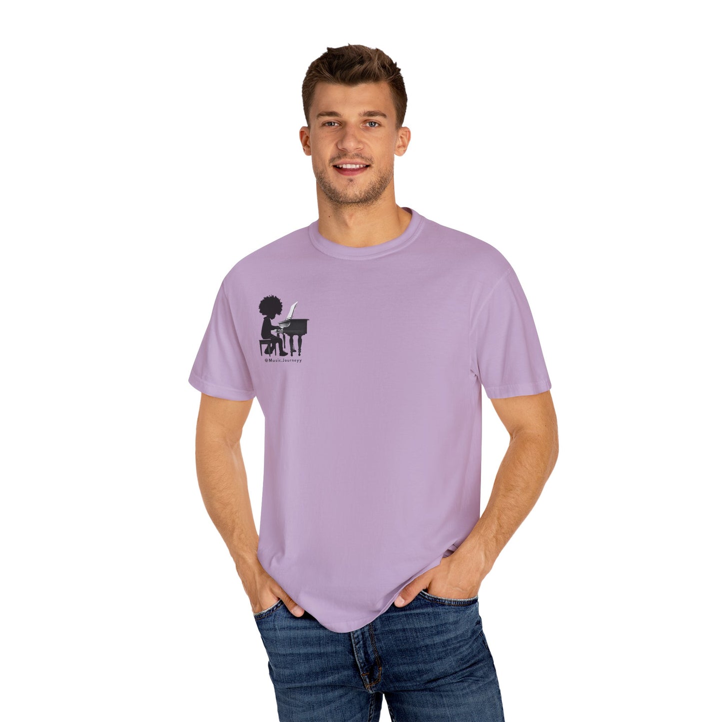 Musical Vibes Unisex Garment-Dyed T-Shirt - Perfect for Musicians & Music Lovers