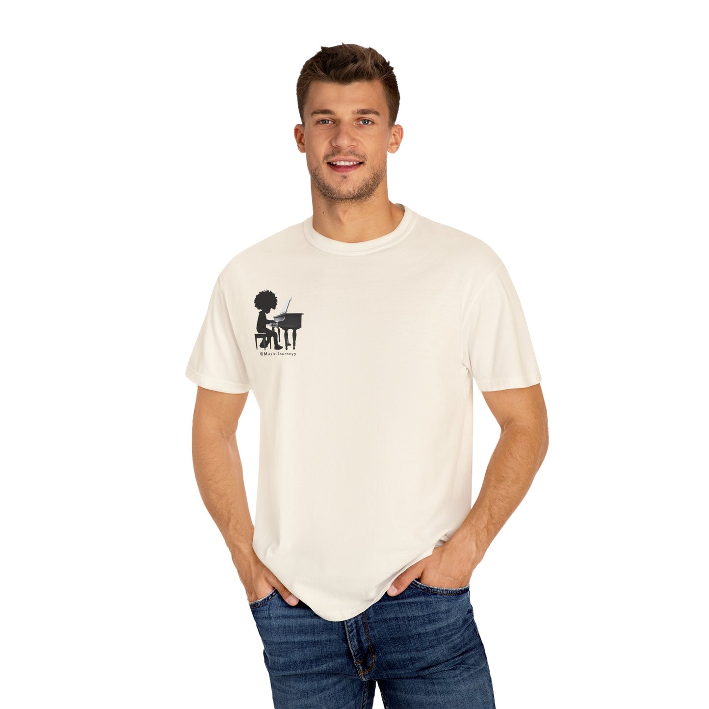 Musical Vibes Unisex Garment-Dyed T-Shirt - Perfect for Musicians & Music Lovers