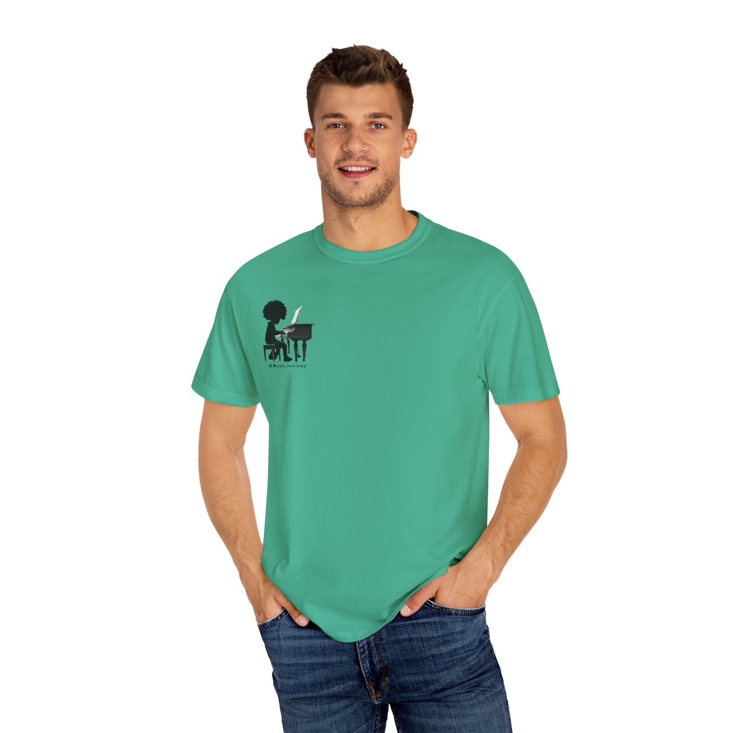 Musical Vibes Unisex Garment-Dyed T-Shirt - Perfect for Musicians & Music Lovers