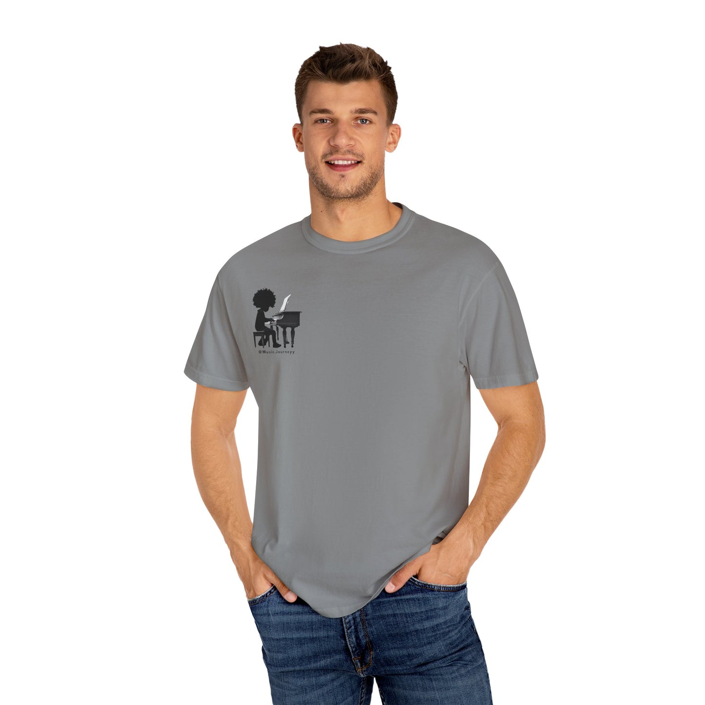 Musical Vibes Unisex Garment-Dyed T-Shirt - Perfect for Musicians & Music Lovers