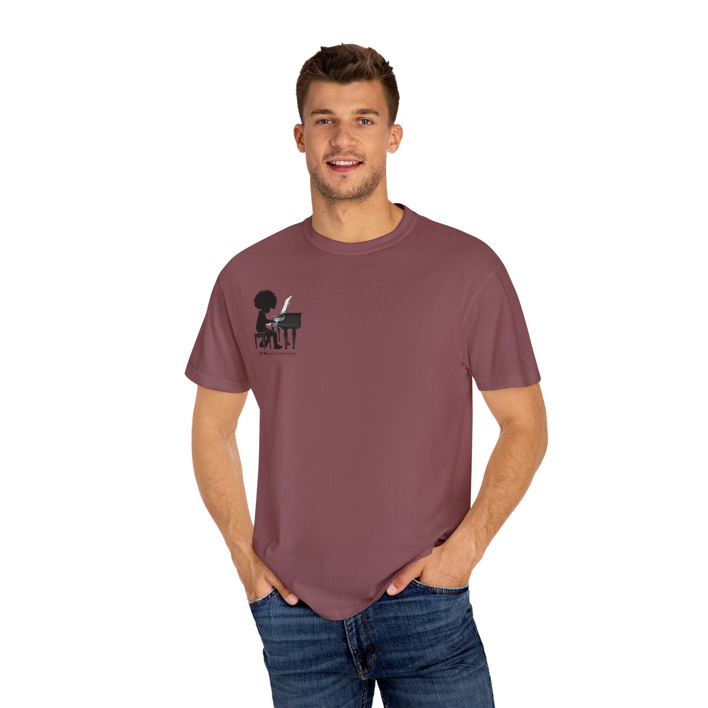 Musical Vibes Unisex Garment-Dyed T-Shirt - Perfect for Musicians & Music Lovers