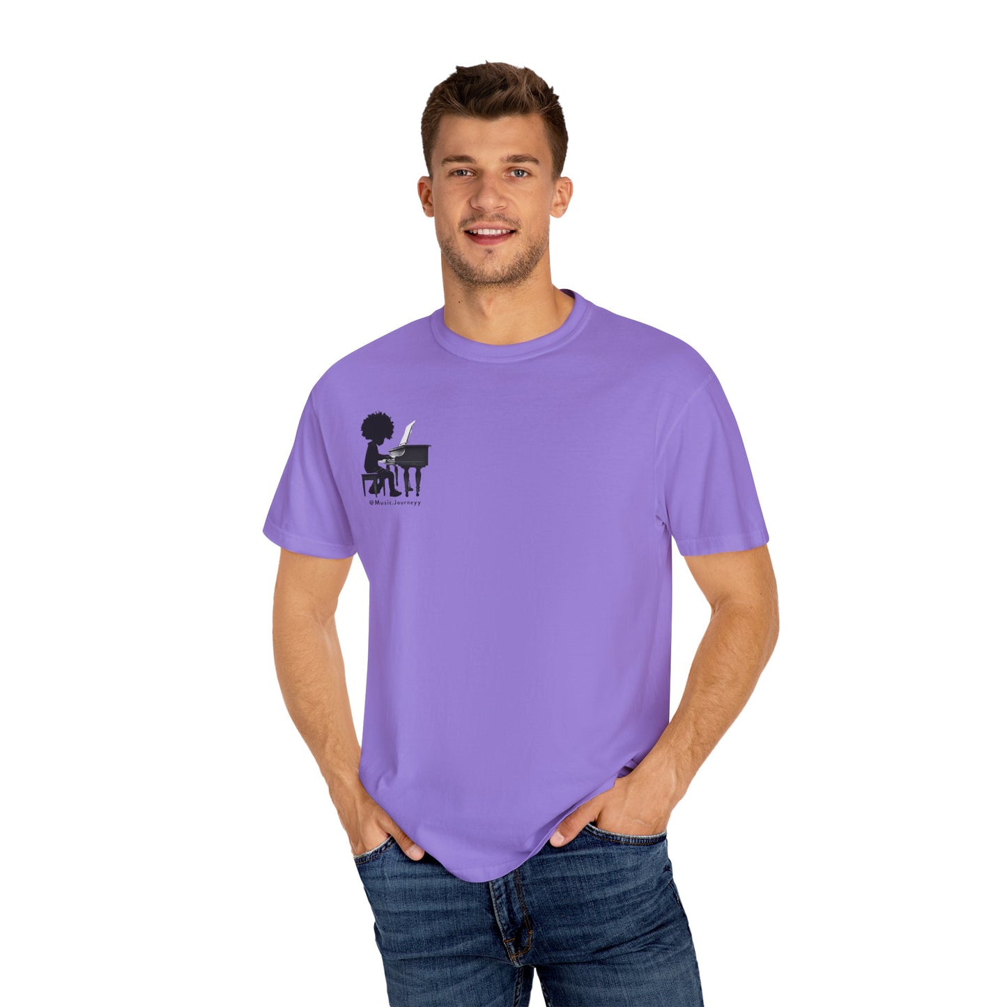 Musical Vibes Unisex Garment-Dyed T-Shirt - Perfect for Musicians & Music Lovers
