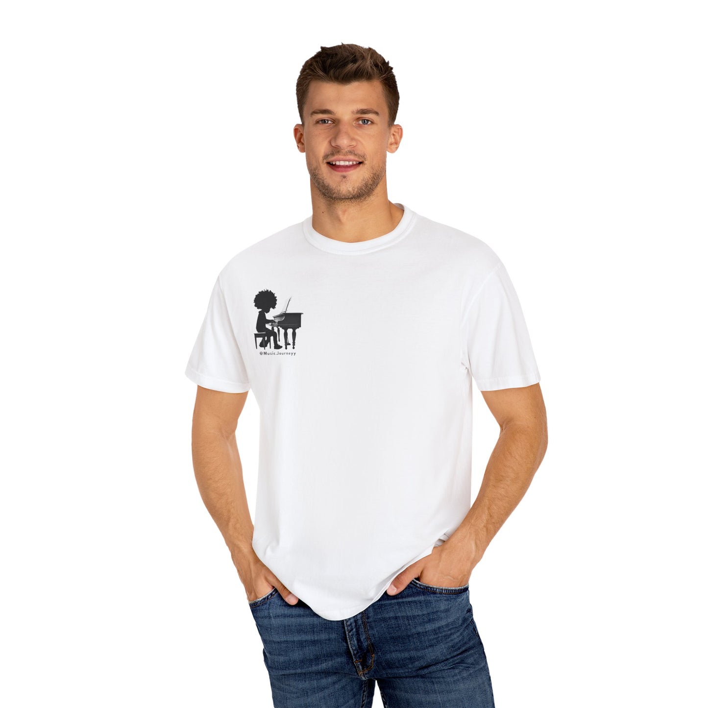 Musical Vibes Unisex Garment-Dyed T-Shirt - Perfect for Musicians & Music Lovers