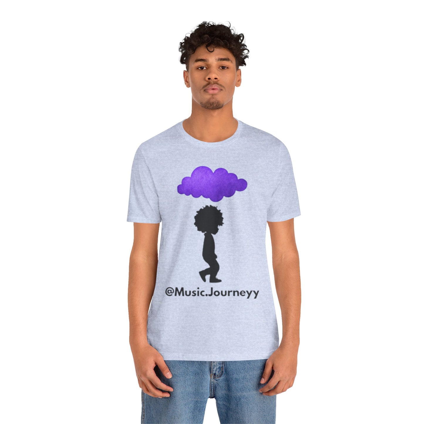 Purple Cloud Design (Paradise)- Unisex Tee - Embrace Your Creative Vibe