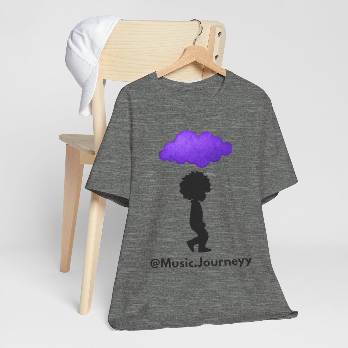 Purple Cloud Design (Paradise)- Unisex Tee - Embrace Your Creative Vibe