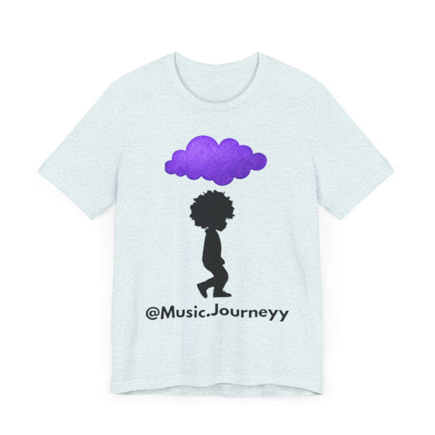 Purple Cloud Design (Paradise)- Unisex Tee - Embrace Your Creative Vibe