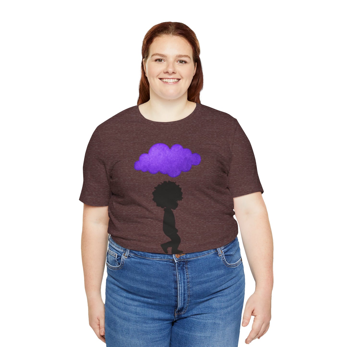 Purple Cloud Design (Paradise)- Unisex Tee - Embrace Your Creative Vibe