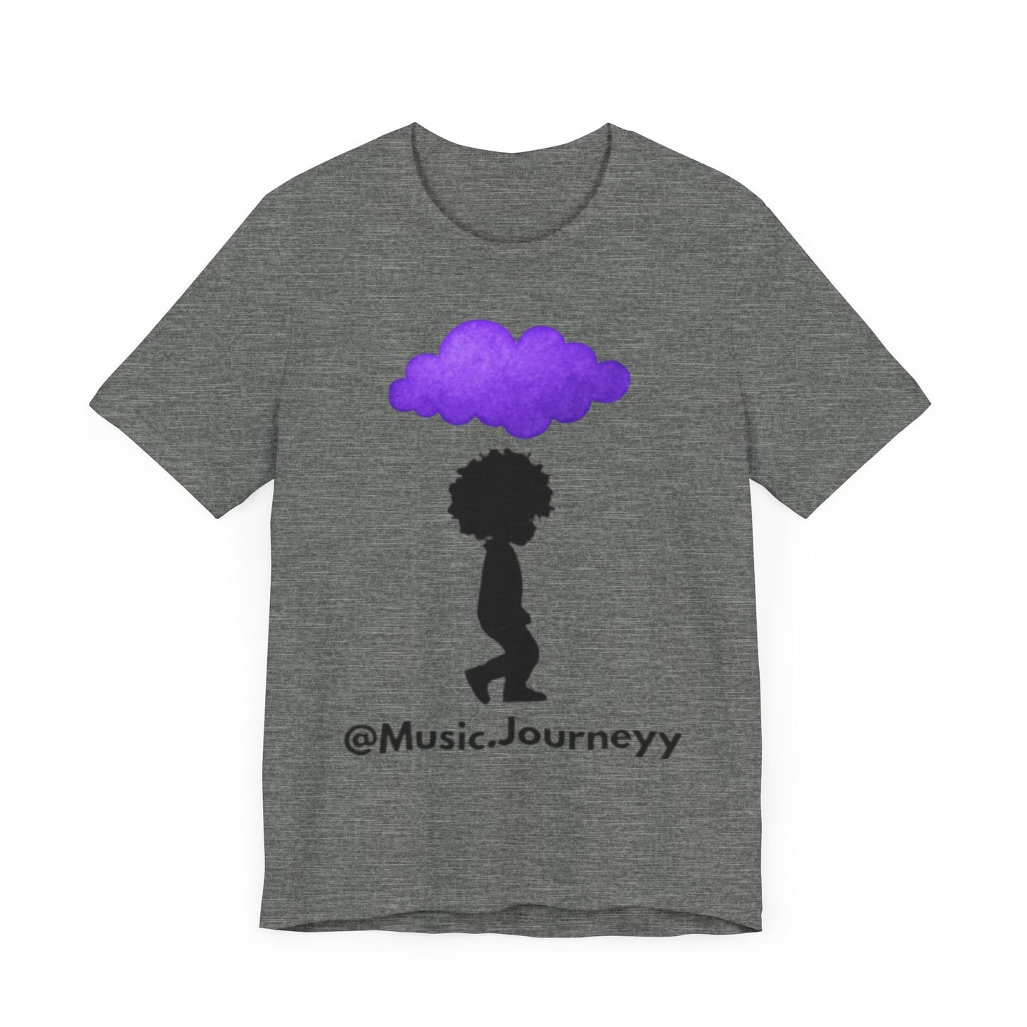 Purple Cloud Design (Paradise)- Unisex Tee - Embrace Your Creative Vibe