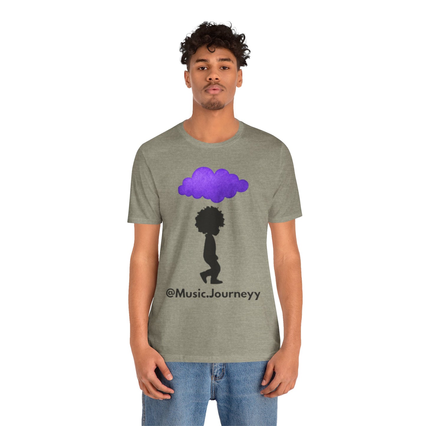 Purple Cloud Design (Paradise)- Unisex Tee - Embrace Your Creative Vibe