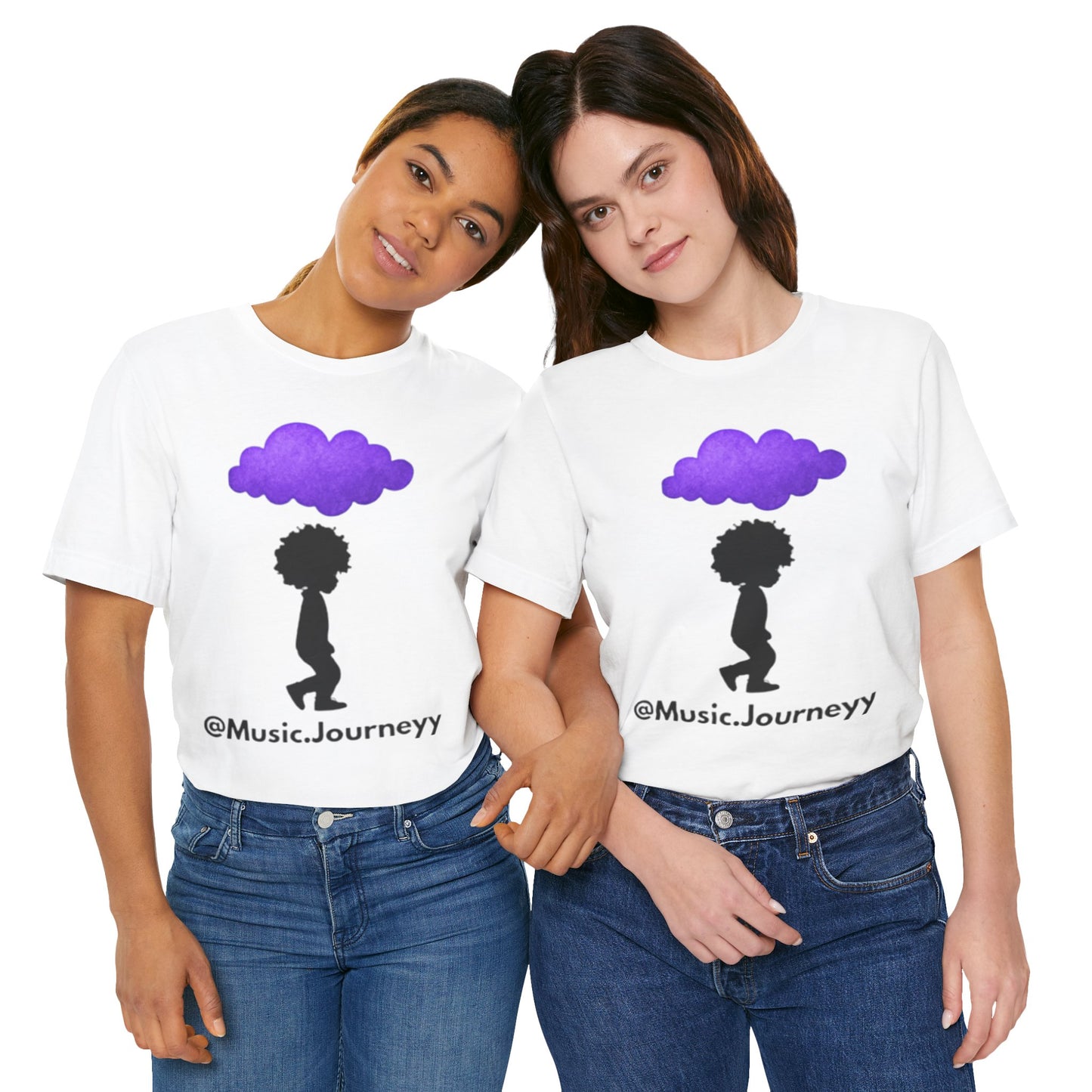 Purple Cloud Design (Paradise)- Unisex Tee - Embrace Your Creative Vibe