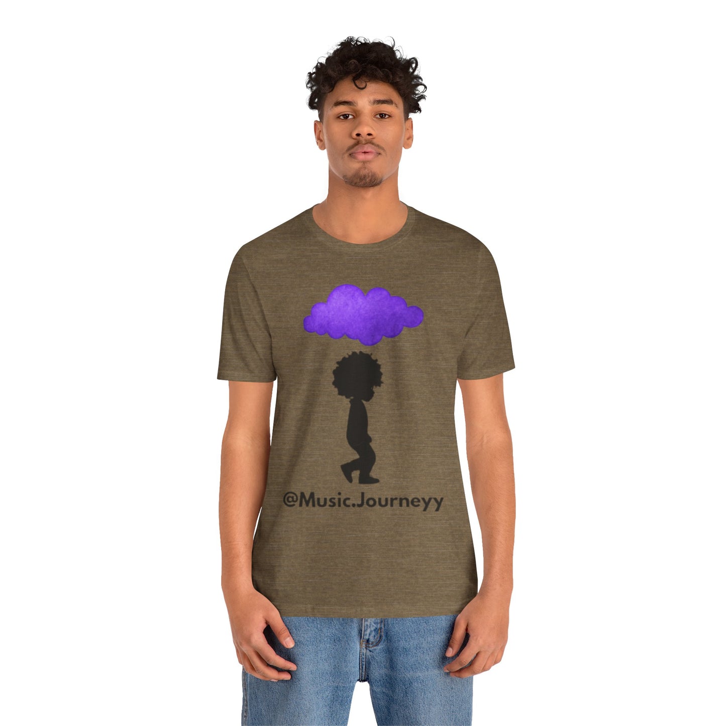 Purple Cloud Design (Paradise)- Unisex Tee - Embrace Your Creative Vibe