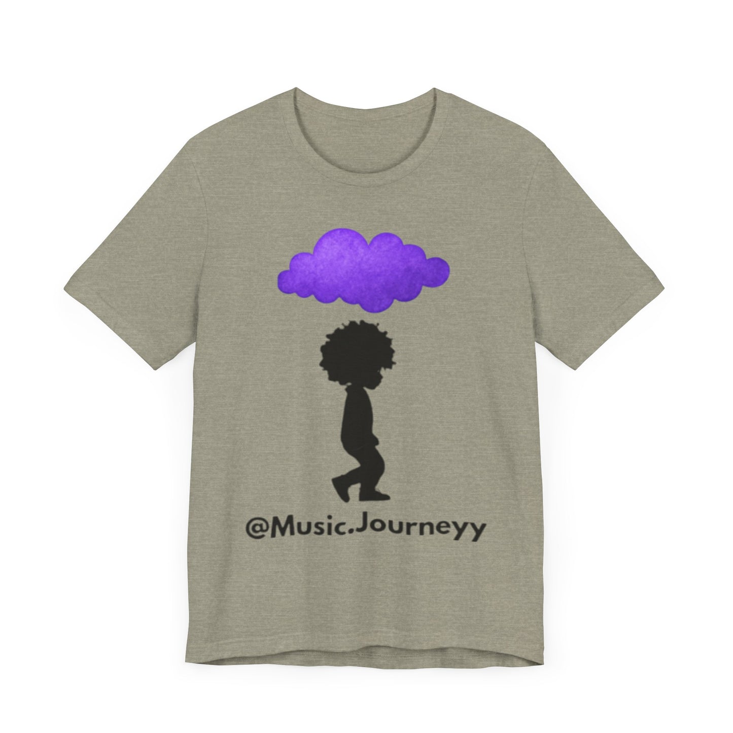 Purple Cloud Design (Paradise)- Unisex Tee - Embrace Your Creative Vibe