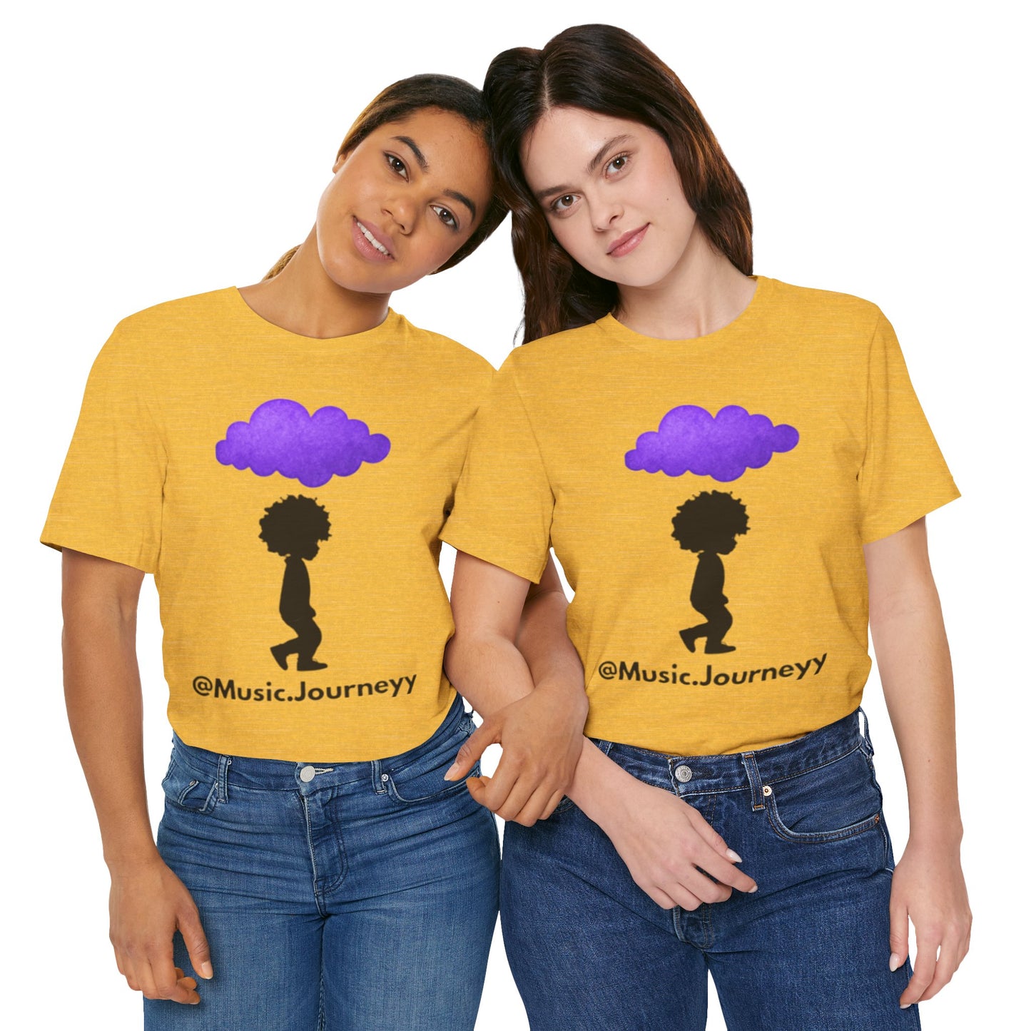 Purple Cloud Design (Paradise)- Unisex Tee - Embrace Your Creative Vibe