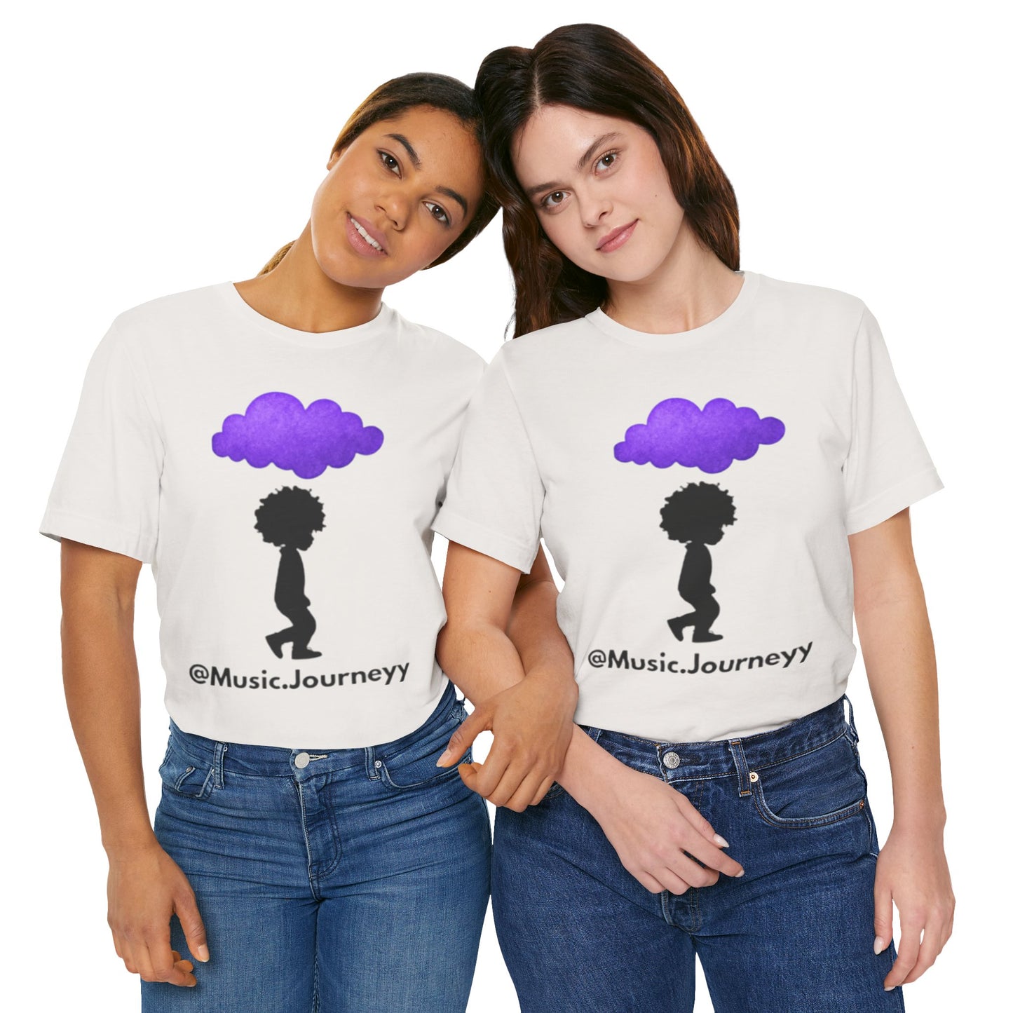 Purple Cloud Design (Paradise)- Unisex Tee - Embrace Your Creative Vibe