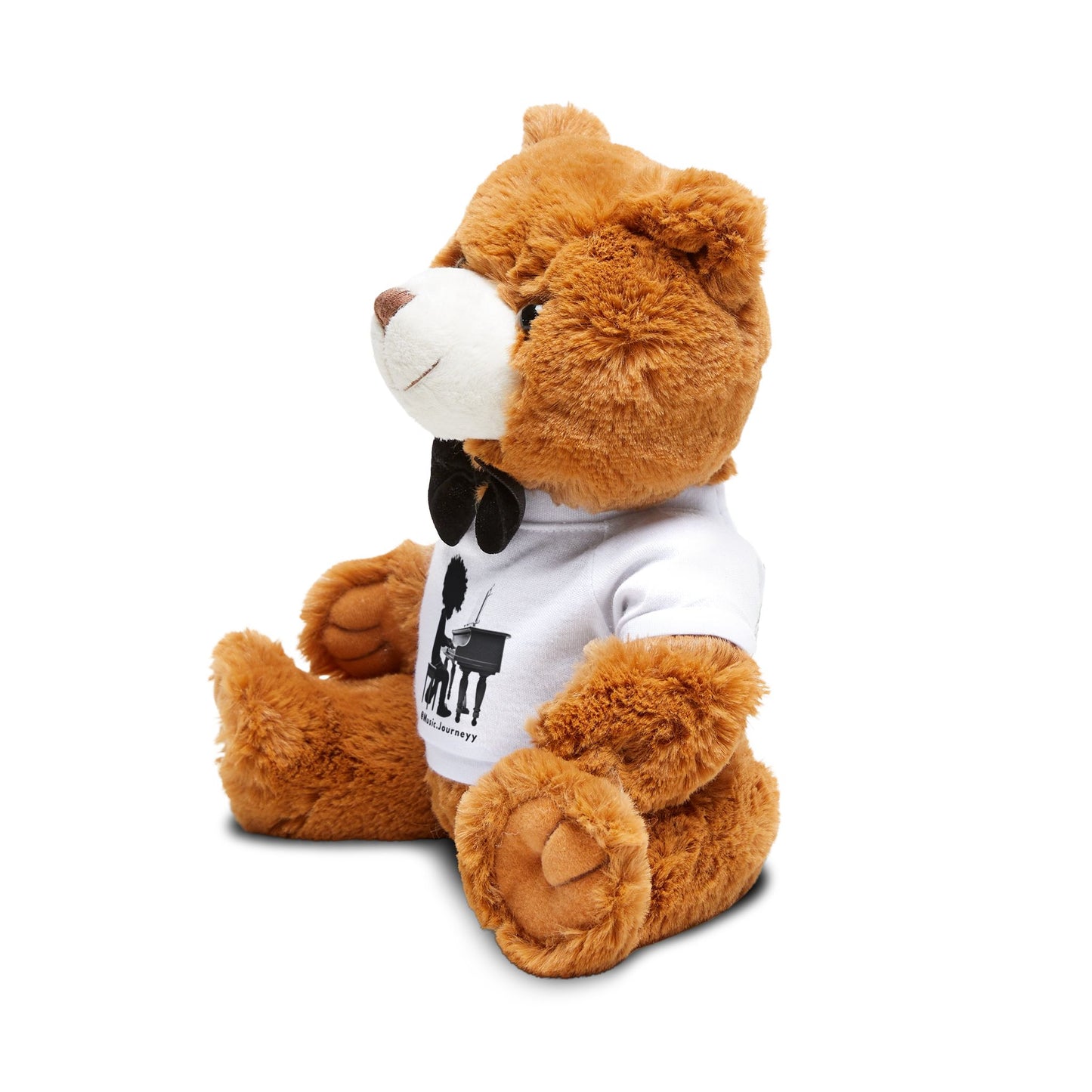 Music.Journeyy Teddy Bear with T-Shirt – Cute Gift for Kids & Music Lovers