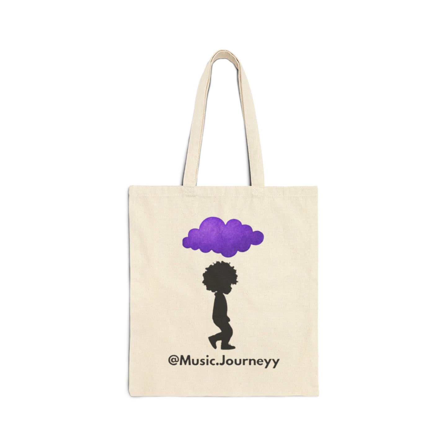 Journeyy’s Classic Logo - Cotton Canvas Tote Bag