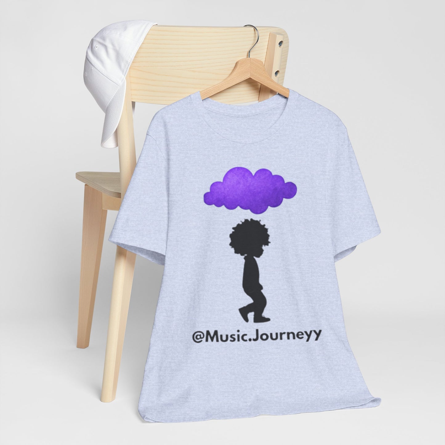 Purple Cloud Design (Paradise)- Unisex Tee - Embrace Your Creative Vibe