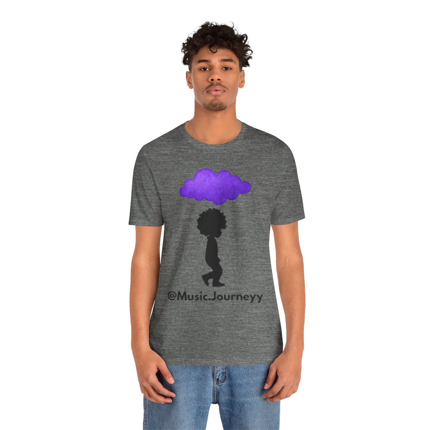 Purple Cloud Design (Paradise)- Unisex Tee - Embrace Your Creative Vibe