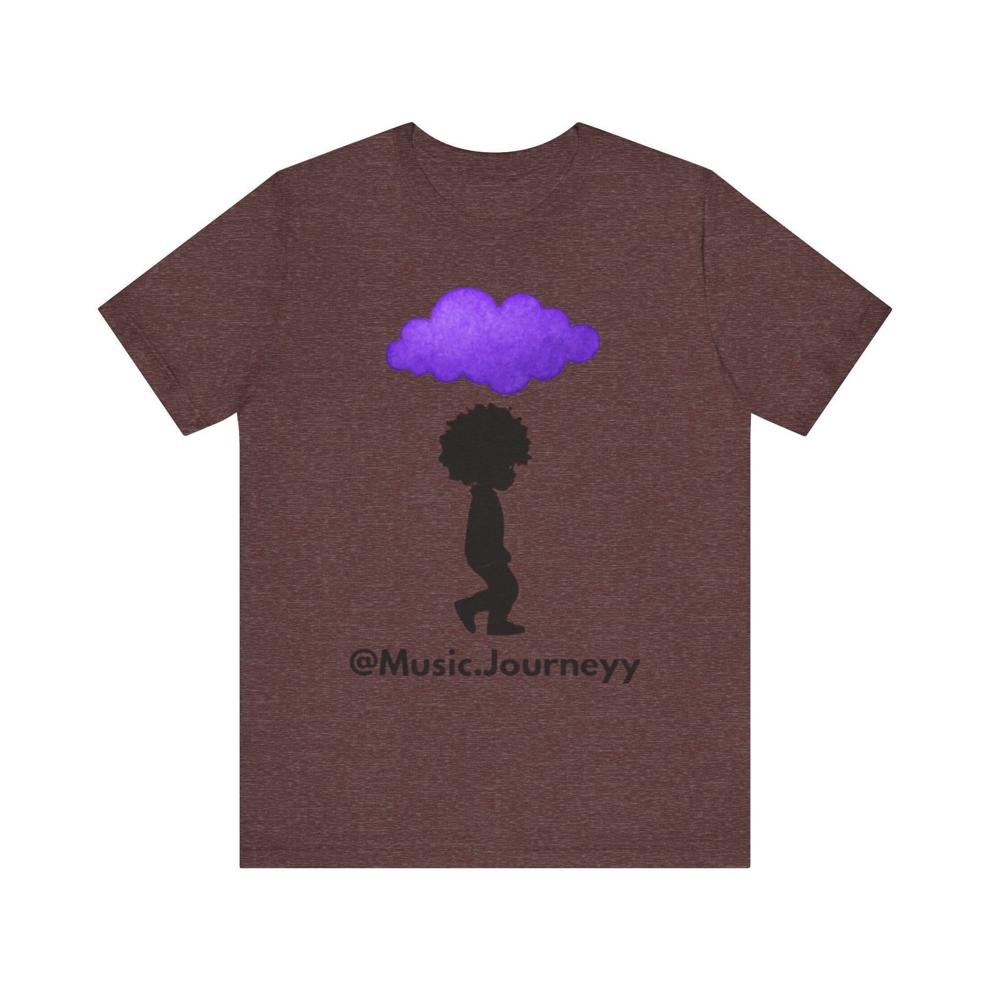 Purple Cloud Design (Paradise)- Unisex Tee - Embrace Your Creative Vibe