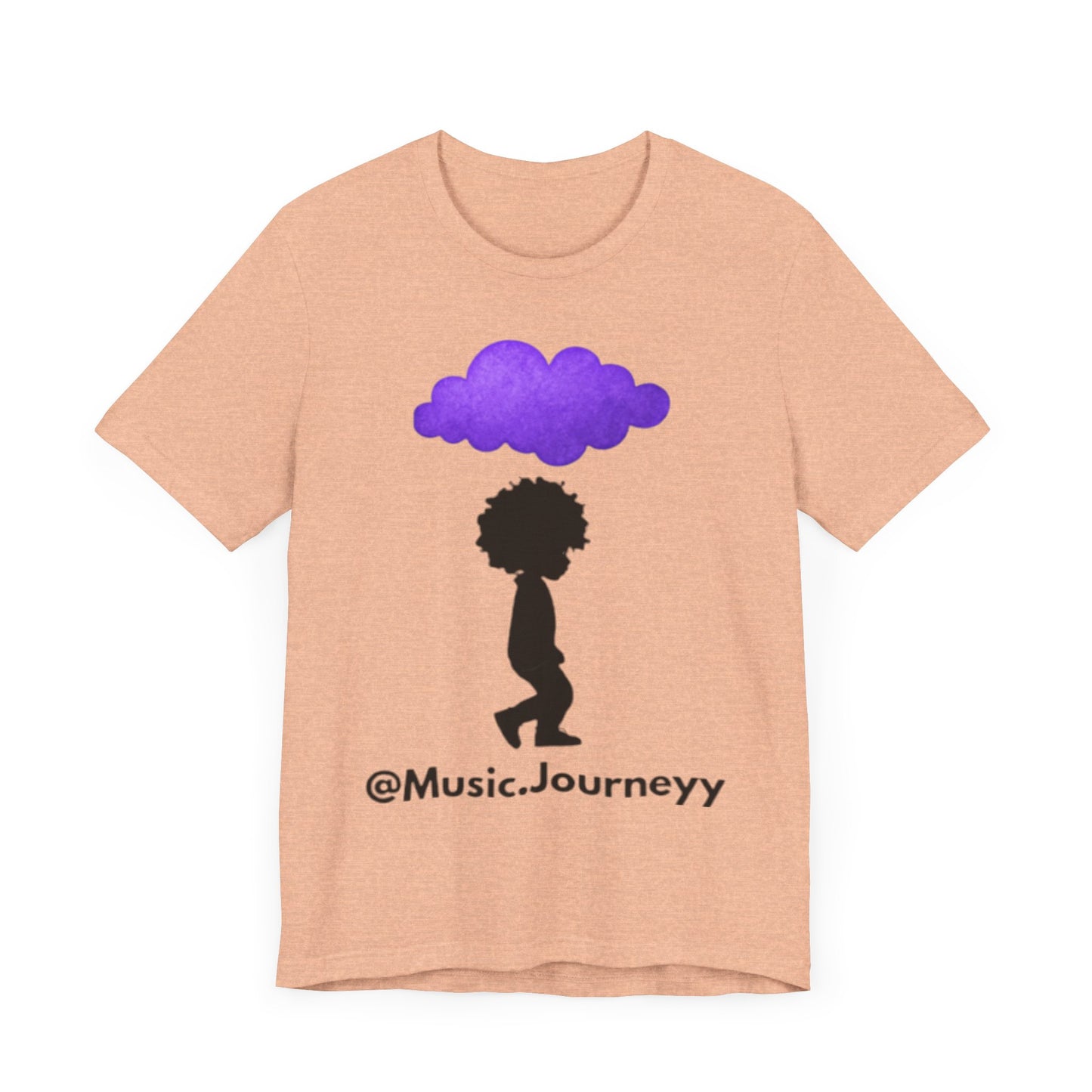 Purple Cloud Design (Paradise)- Unisex Tee - Embrace Your Creative Vibe