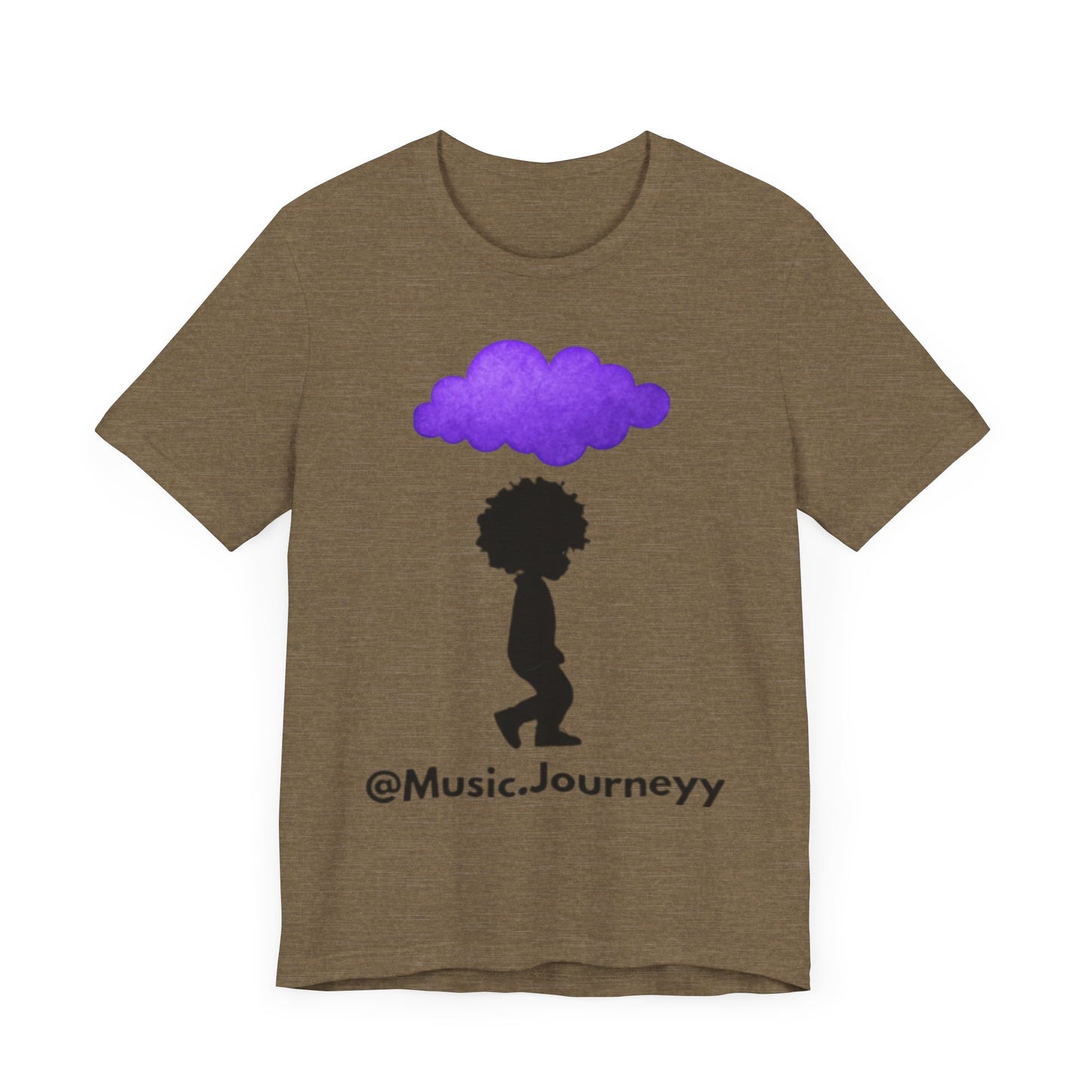 Purple Cloud Design (Paradise)- Unisex Tee - Embrace Your Creative Vibe