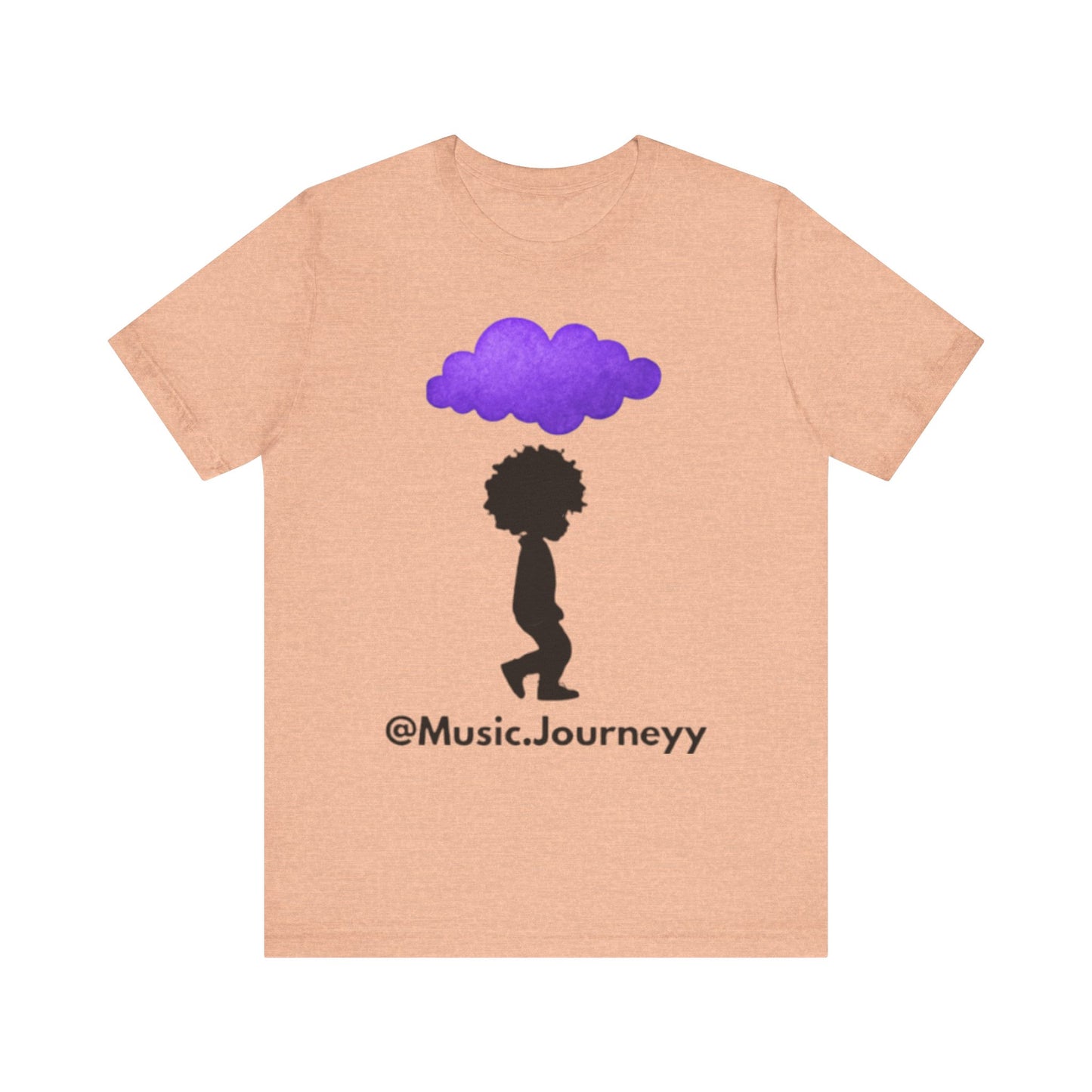 Purple Cloud Design (Paradise)- Unisex Tee - Embrace Your Creative Vibe