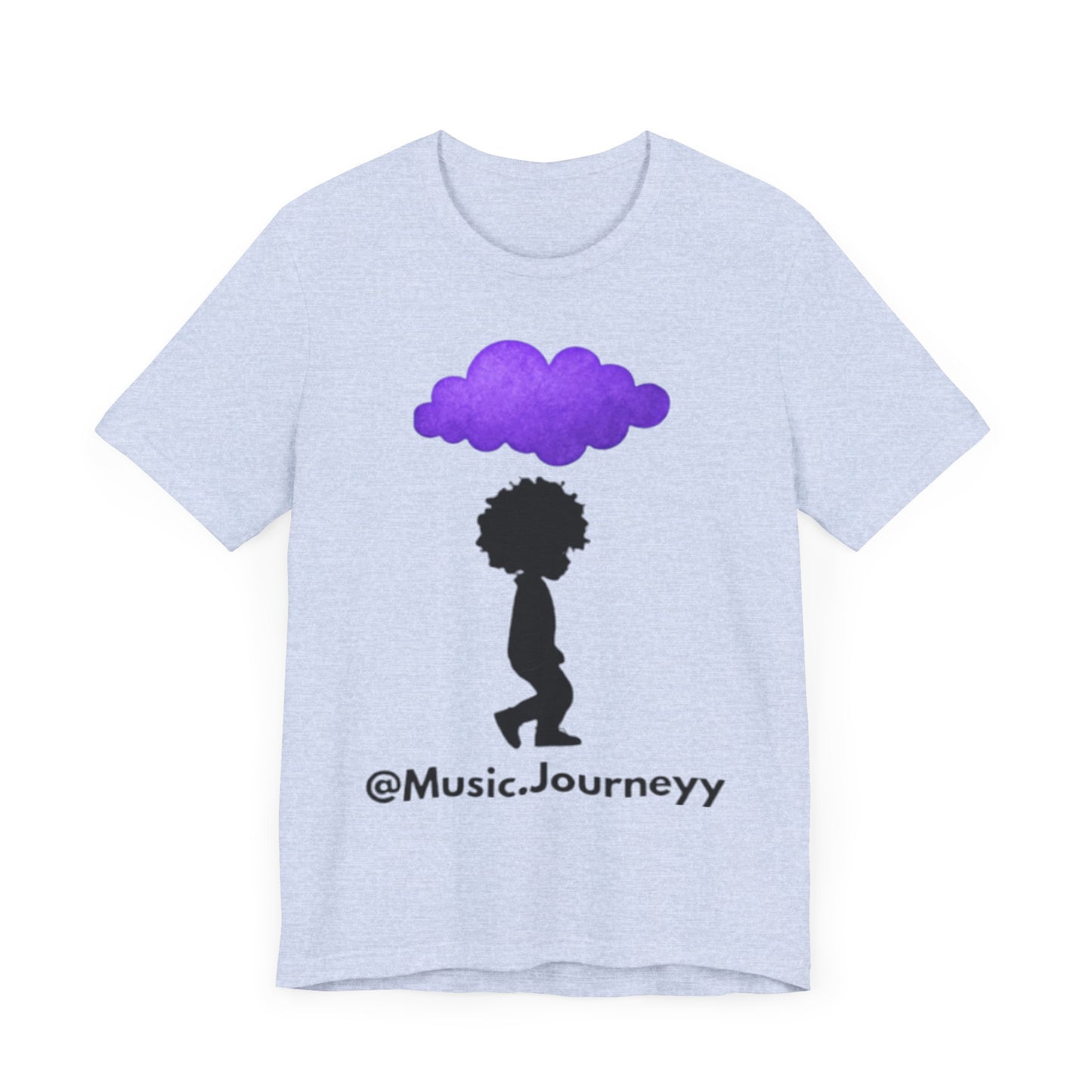 Purple Cloud Design (Paradise)- Unisex Tee - Embrace Your Creative Vibe