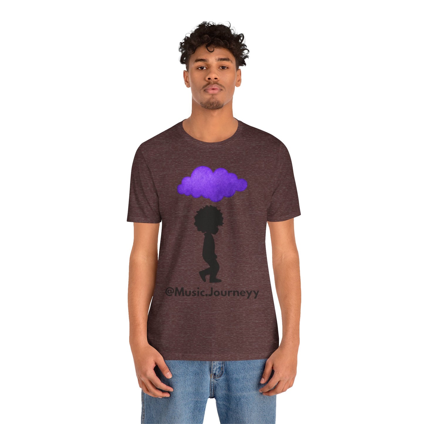 Purple Cloud Design (Paradise)- Unisex Tee - Embrace Your Creative Vibe