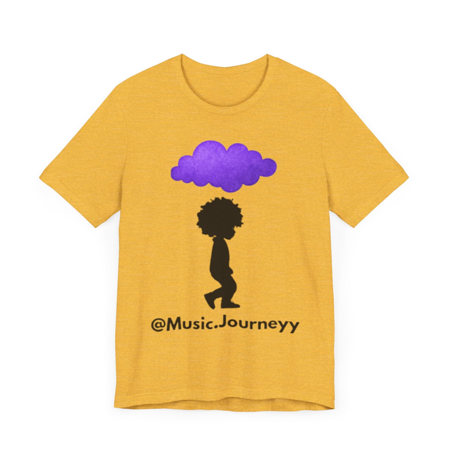 Purple Cloud Design (Paradise)- Unisex Tee - Embrace Your Creative Vibe