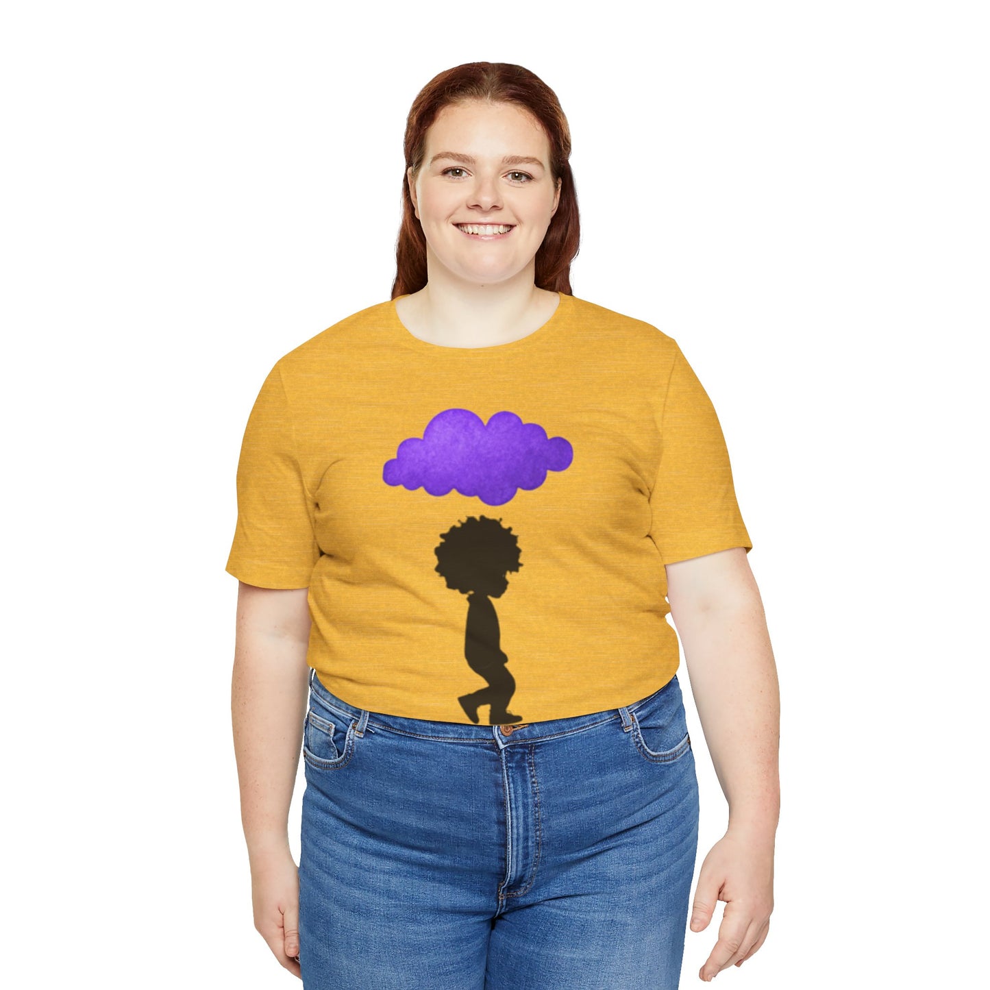 Purple Cloud Design (Paradise)- Unisex Tee - Embrace Your Creative Vibe