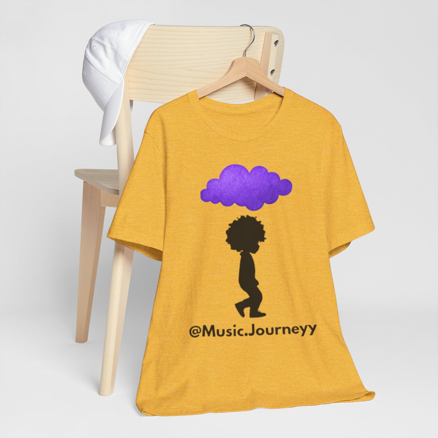 Purple Cloud Design (Paradise)- Unisex Tee - Embrace Your Creative Vibe