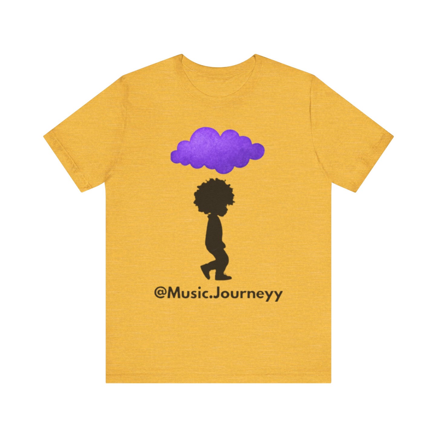 Purple Cloud Design (Paradise)- Unisex Tee - Embrace Your Creative Vibe