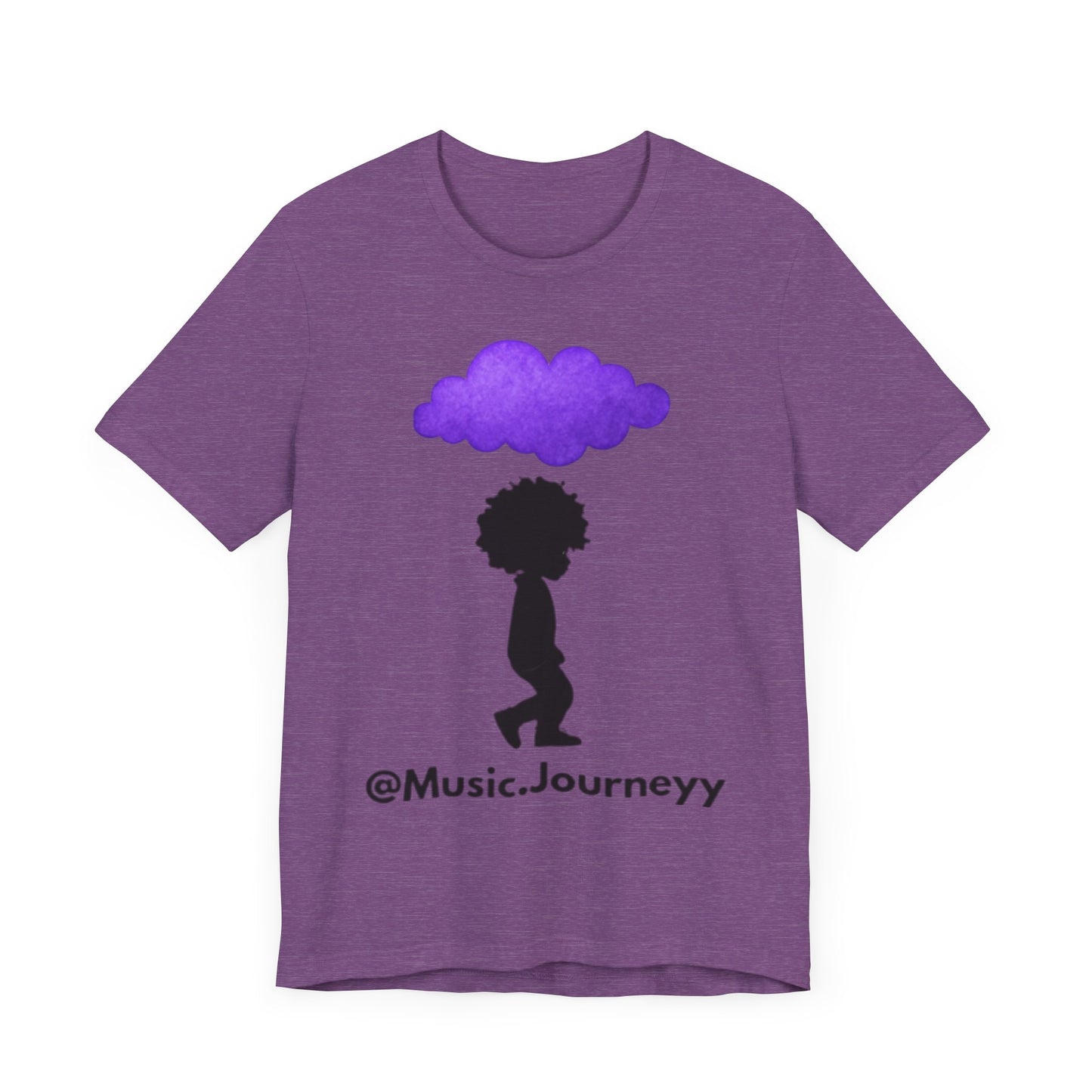 Purple Cloud Design (Paradise)- Unisex Tee - Embrace Your Creative Vibe