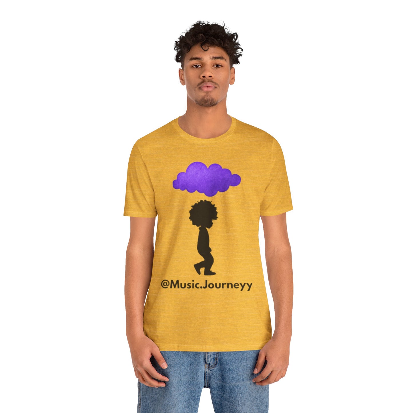 Purple Cloud Design (Paradise)- Unisex Tee - Embrace Your Creative Vibe