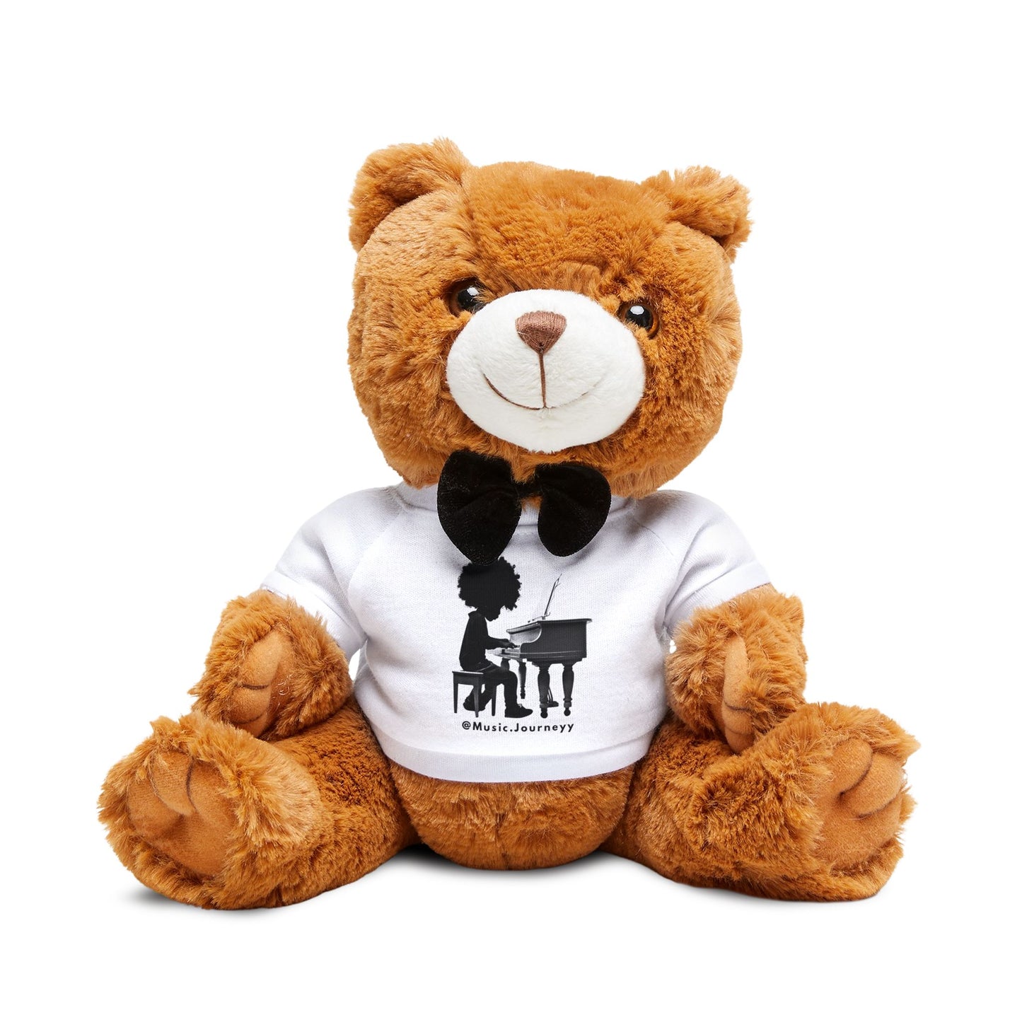 Music.Journeyy Teddy Bear with T-Shirt – Cute Gift for Kids & Music Lovers