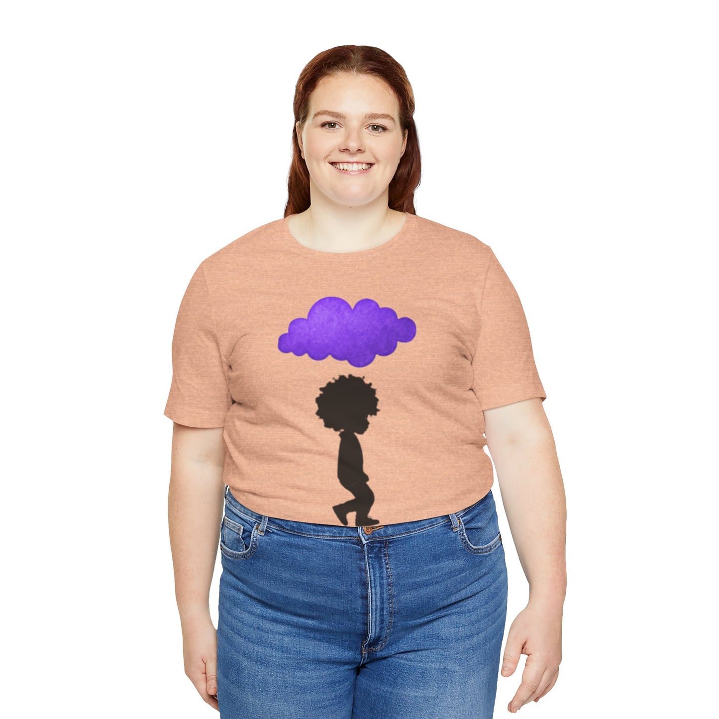 Purple Cloud Design (Paradise)- Unisex Tee - Embrace Your Creative Vibe