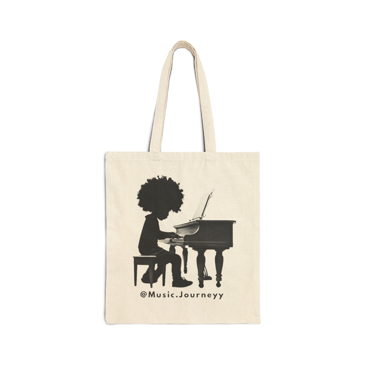 Journeyy’s Classic Logo - Cotton Canvas Tote Bag