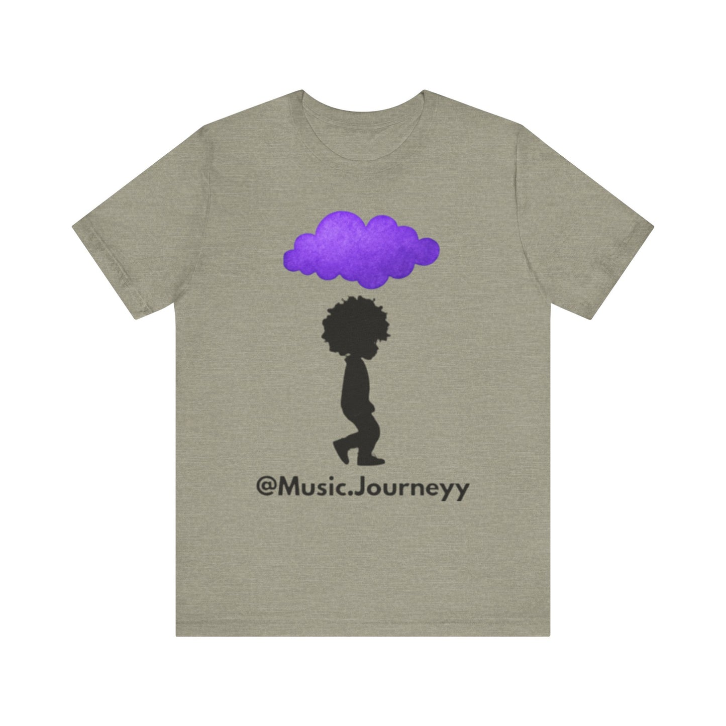 Purple Cloud Design (Paradise)- Unisex Tee - Embrace Your Creative Vibe