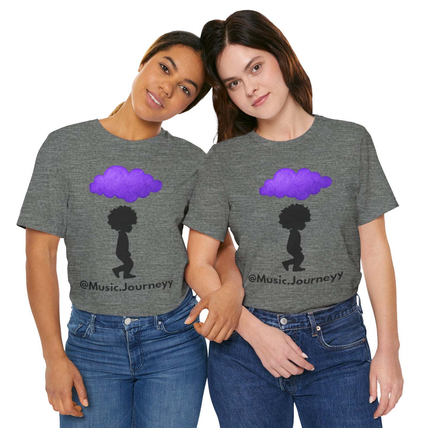 Purple Cloud Design (Paradise)- Unisex Tee - Embrace Your Creative Vibe