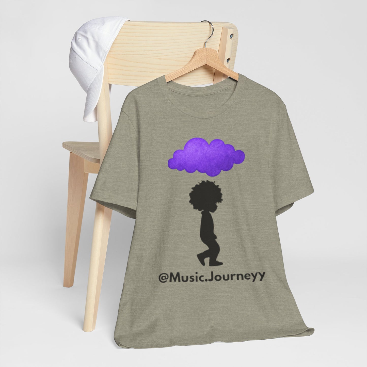 Purple Cloud Design (Paradise)- Unisex Tee - Embrace Your Creative Vibe