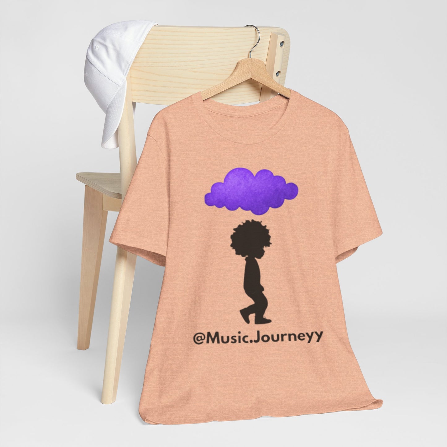 Purple Cloud Design (Paradise)- Unisex Tee - Embrace Your Creative Vibe