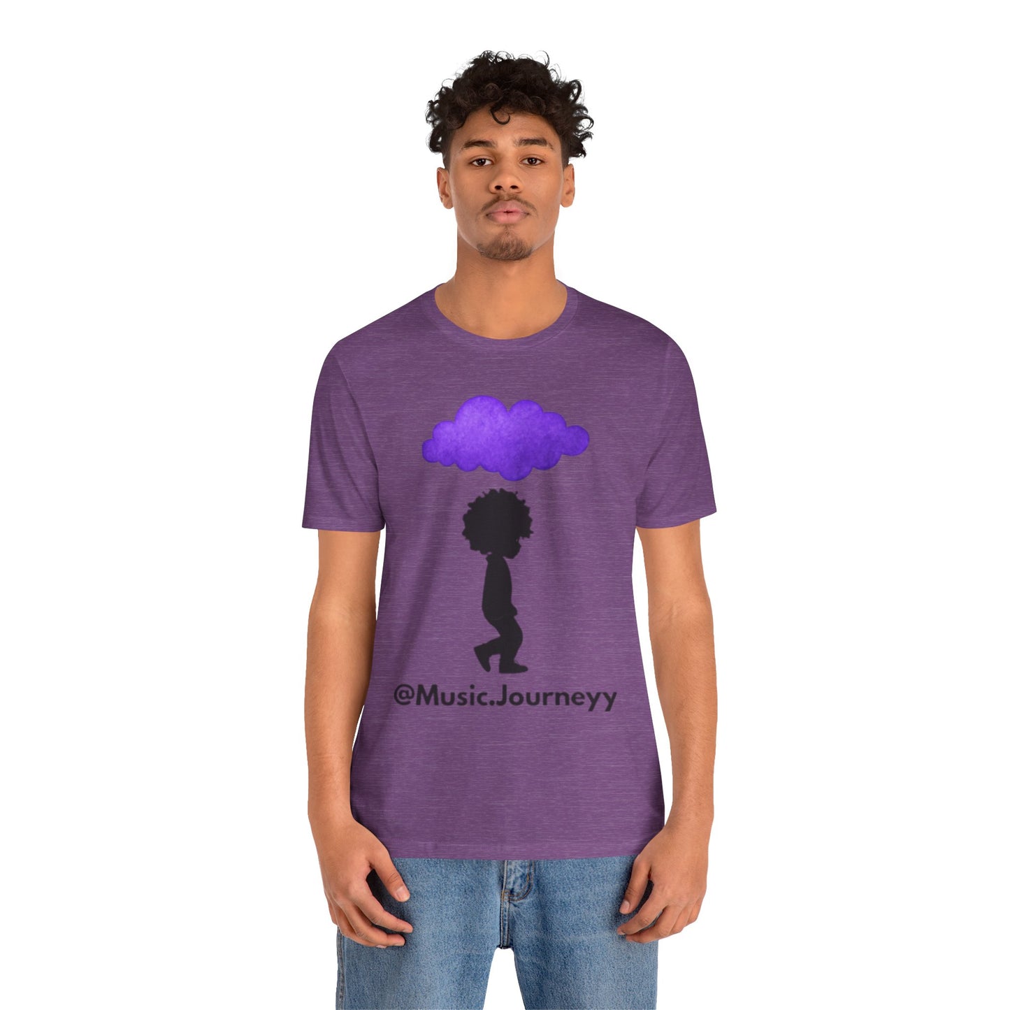 Purple Cloud Design (Paradise)- Unisex Tee - Embrace Your Creative Vibe