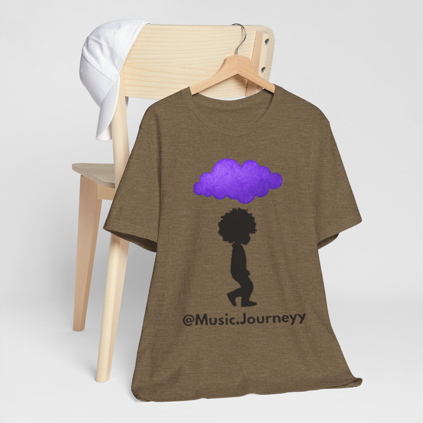 Purple Cloud Design (Paradise)- Unisex Tee - Embrace Your Creative Vibe