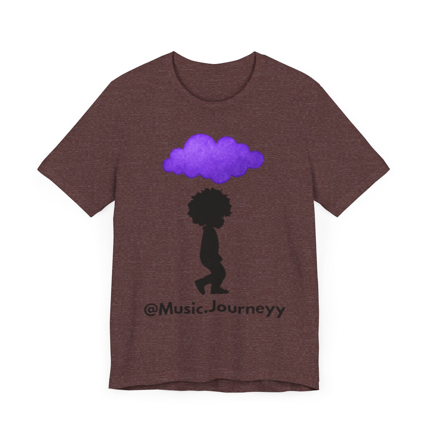 Purple Cloud Design (Paradise)- Unisex Tee - Embrace Your Creative Vibe