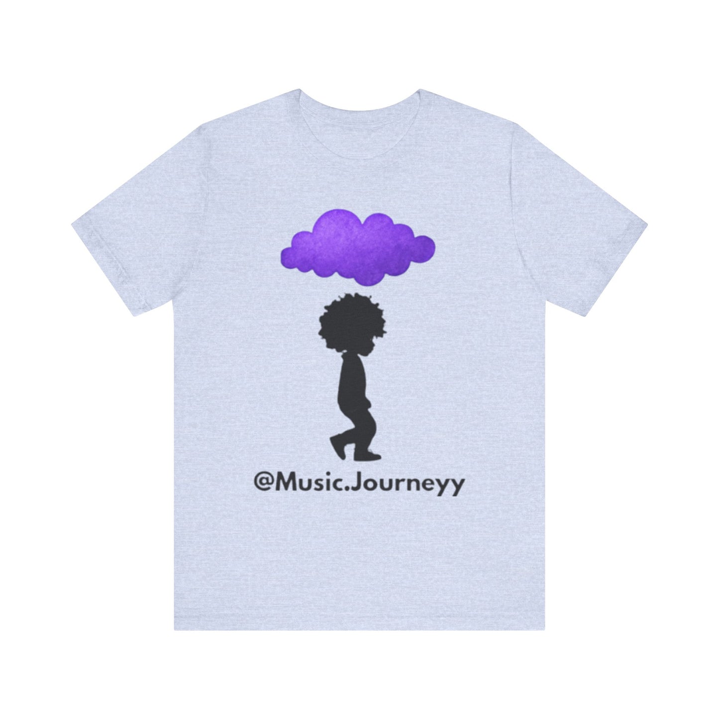 Purple Cloud Design (Paradise)- Unisex Tee - Embrace Your Creative Vibe