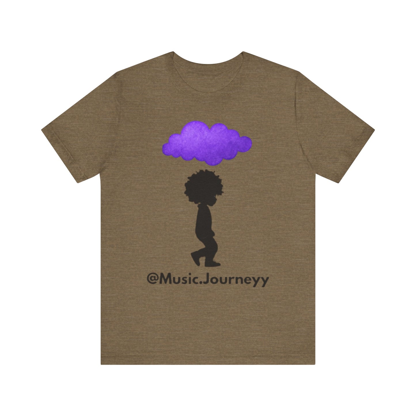 Purple Cloud Design (Paradise)- Unisex Tee - Embrace Your Creative Vibe