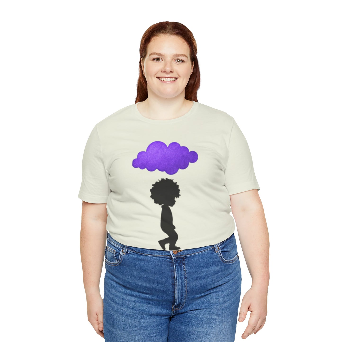 Purple Cloud Design (Paradise)- Unisex Tee - Embrace Your Creative Vibe