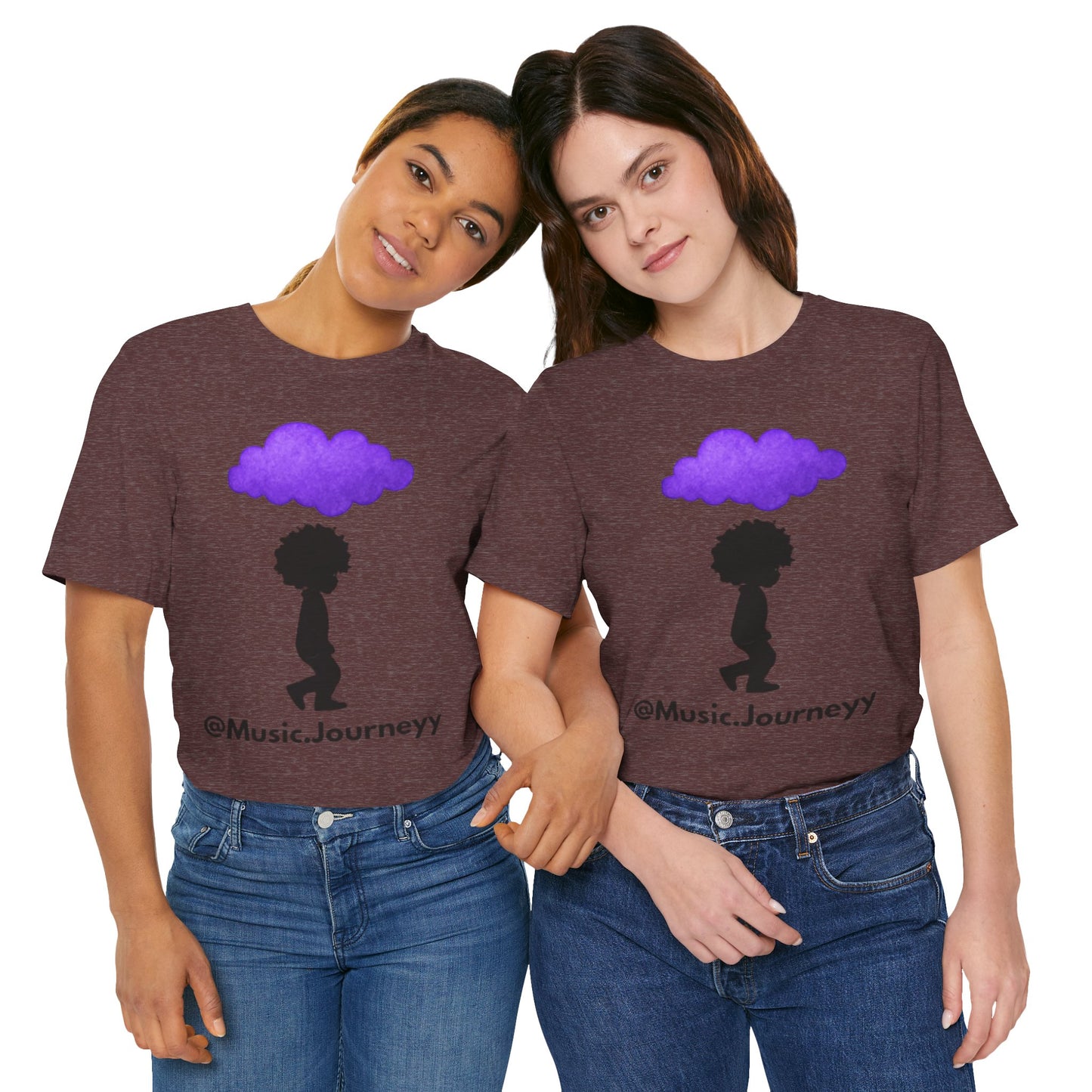 Purple Cloud Design (Paradise)- Unisex Tee - Embrace Your Creative Vibe